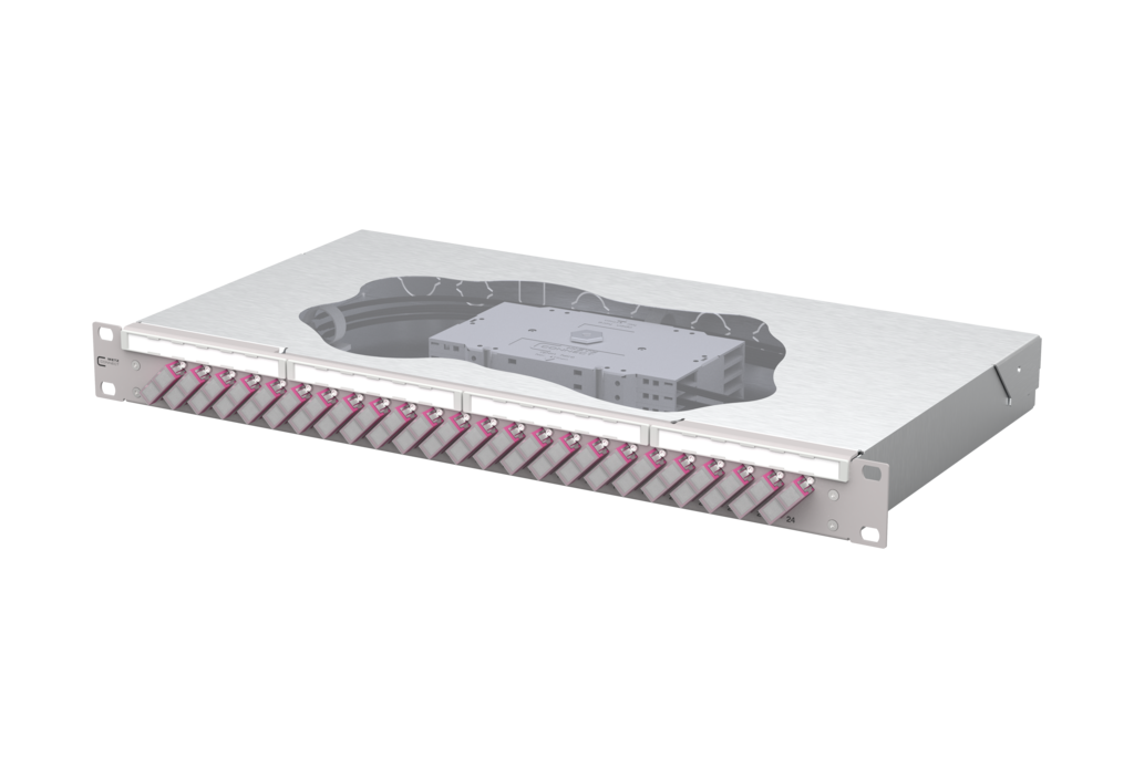 OpDAT fix<sup>2</sup> patch panel splice<br />24xSC-D OM4