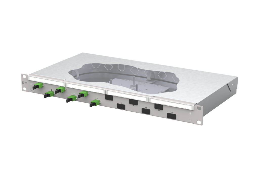 OpDAT fix<sup>2</sup> patch panel splice<br />6xE2000-S APC OS2