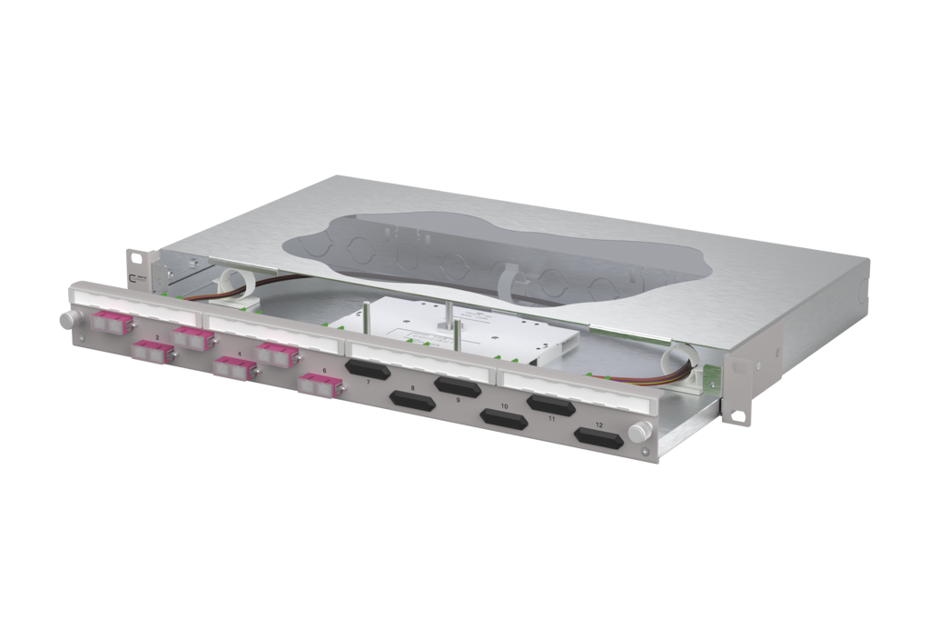 OpDAT slide<sup>2</sup> patch panel splice<br />6xSC-D OM4