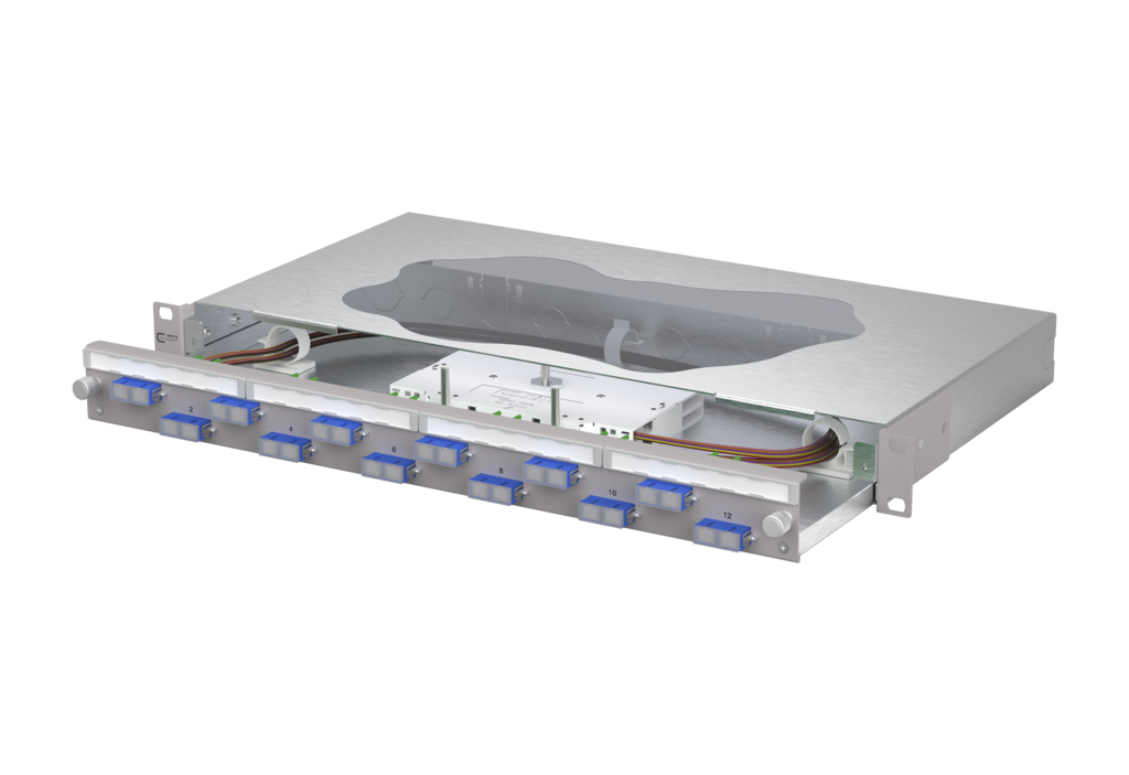 OpDAT slide<sup>2</sup> patch panel splice<br />12xSC-D OS2