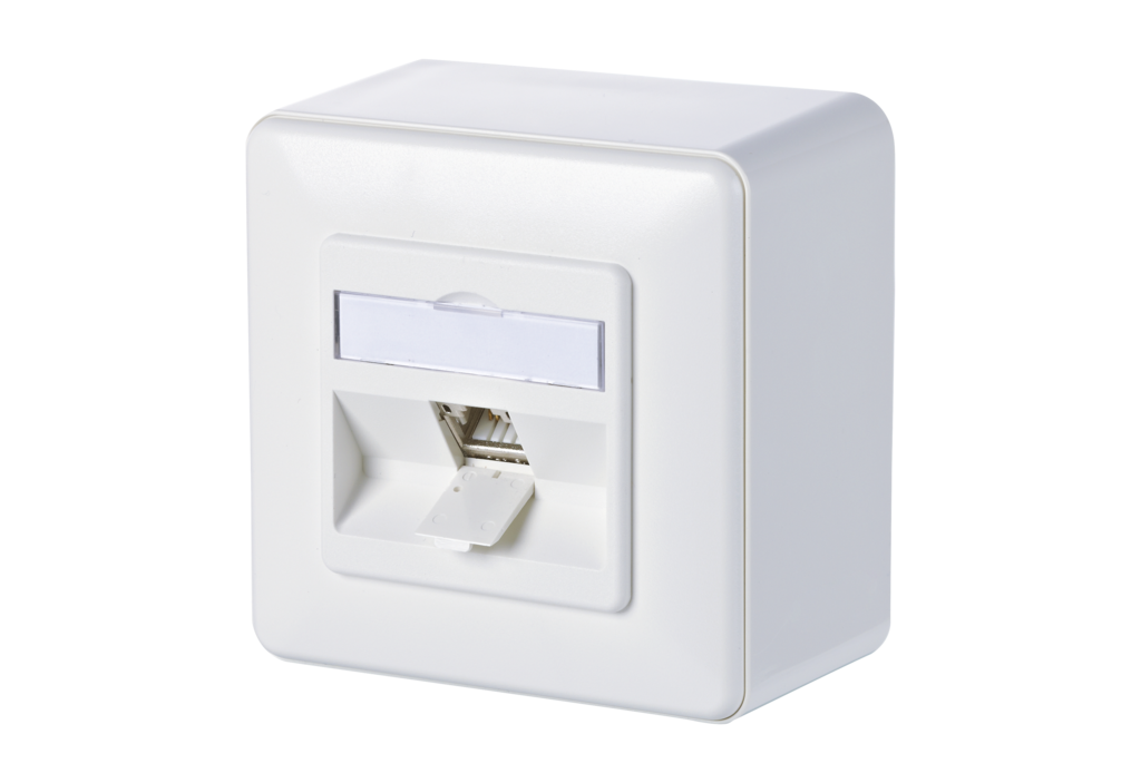 C6<sub>A</sub>modul 1 Port 180°M AP verkehrsweiß