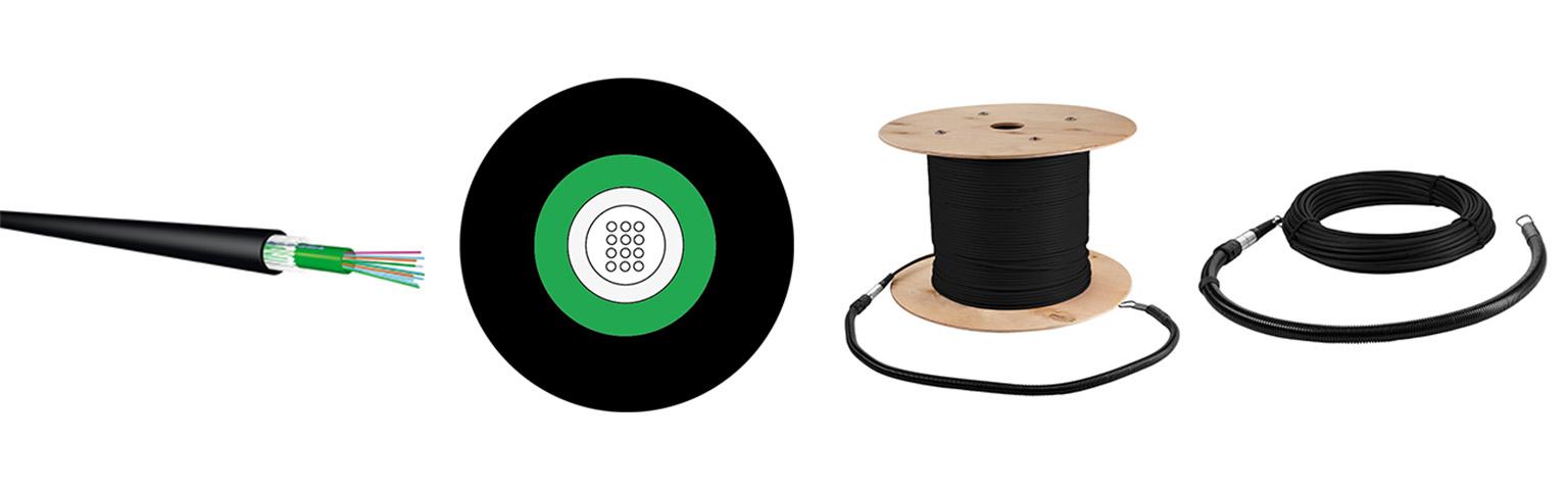 FO outdoor cables and pre-assembled installation cables (VIK) with outdoor cables