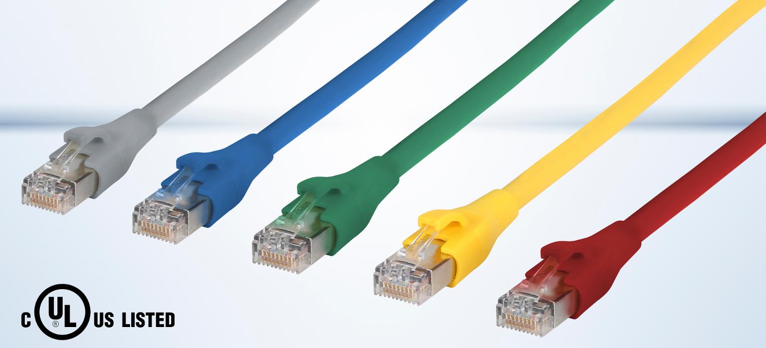 Patch cable for industrial environments with cULus application in industry