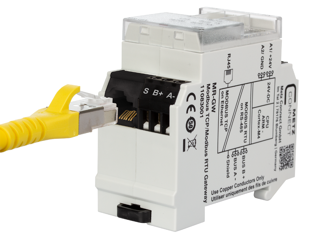 Intégration du compteur d’énergie Modbus RTU dans un réseau IP 