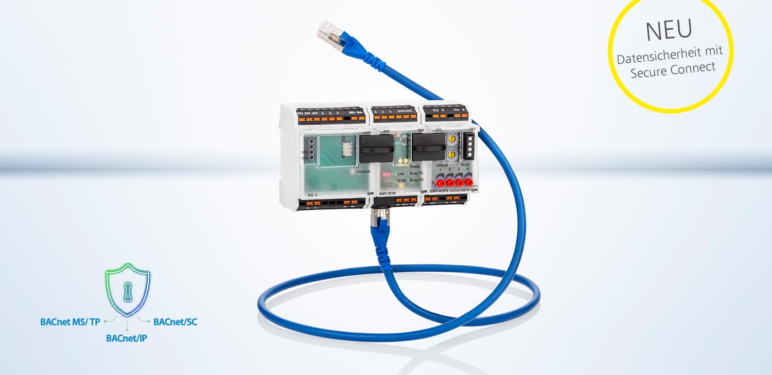 BACnet/IP und BACnet/SC Router Datensicherheit mit Secure Connect