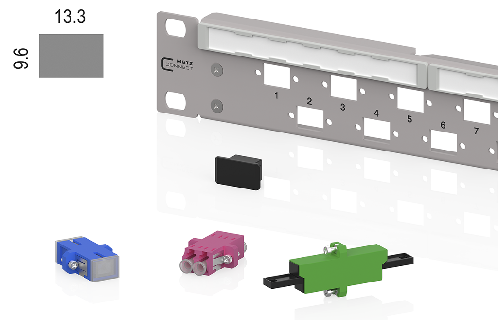 OpDAT fix2/ OpDAT slide2 | Front plate SC-S / LC-D / E2000-S
