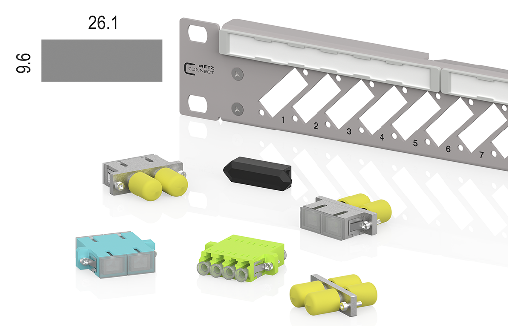 OpDAT fix2/ OpDAT slide2 | Front plate SC-D / LC-Q / ST-D / ST-D/SC-D