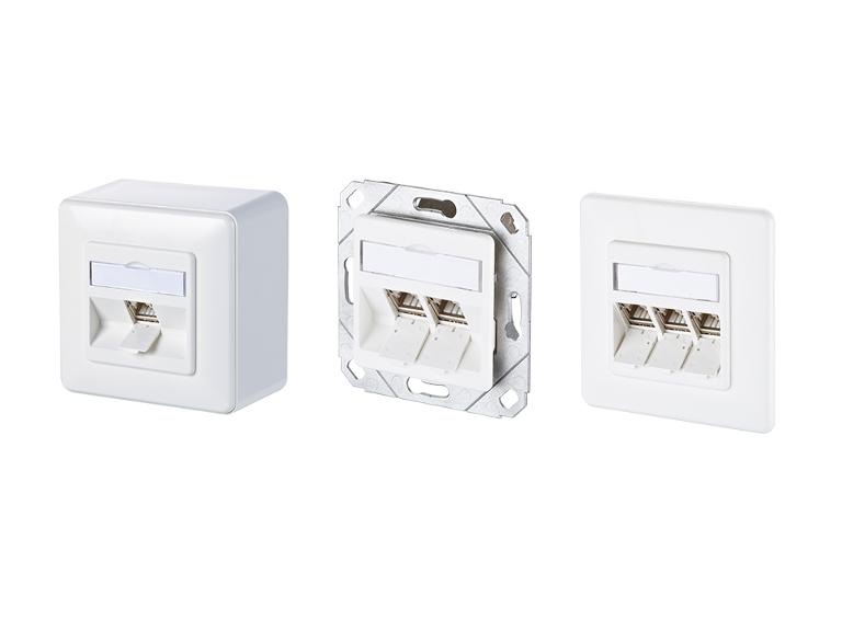 Options de couleurs supplémentaires Boîtiers de connexion modulaires, disponibles en RAL 9010 et RAL 9016